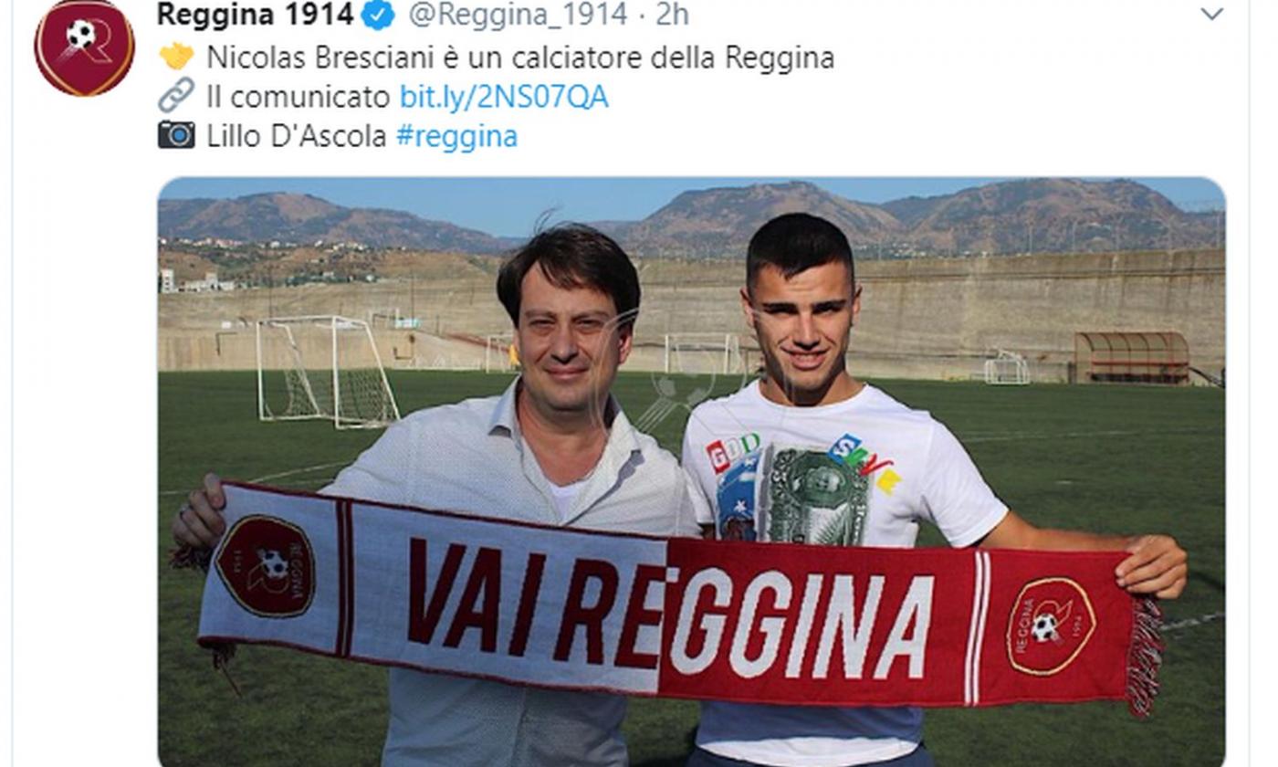 Reggina, UFFICIALE: arriva Bresciani