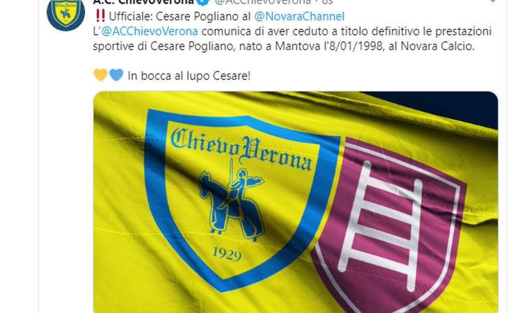 Novara, UFFICIALE: arriva un centrale dal Chievo