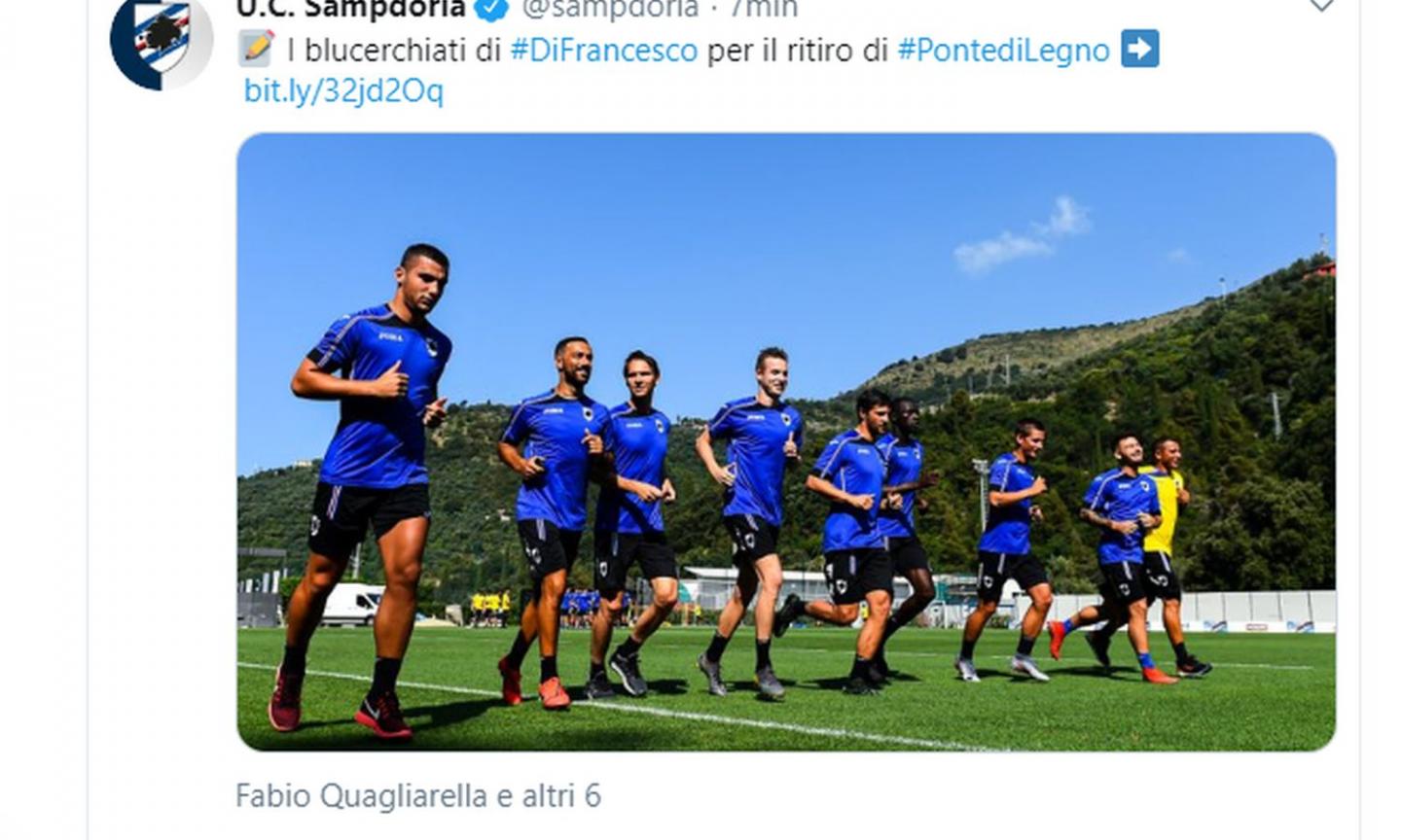 Sampdoria, dove sarà il ritiro estivo? Le opzioni