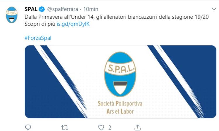 Spal, UFFICIALE: gli allenatori delle giovanili. Fiasconi in Primavera