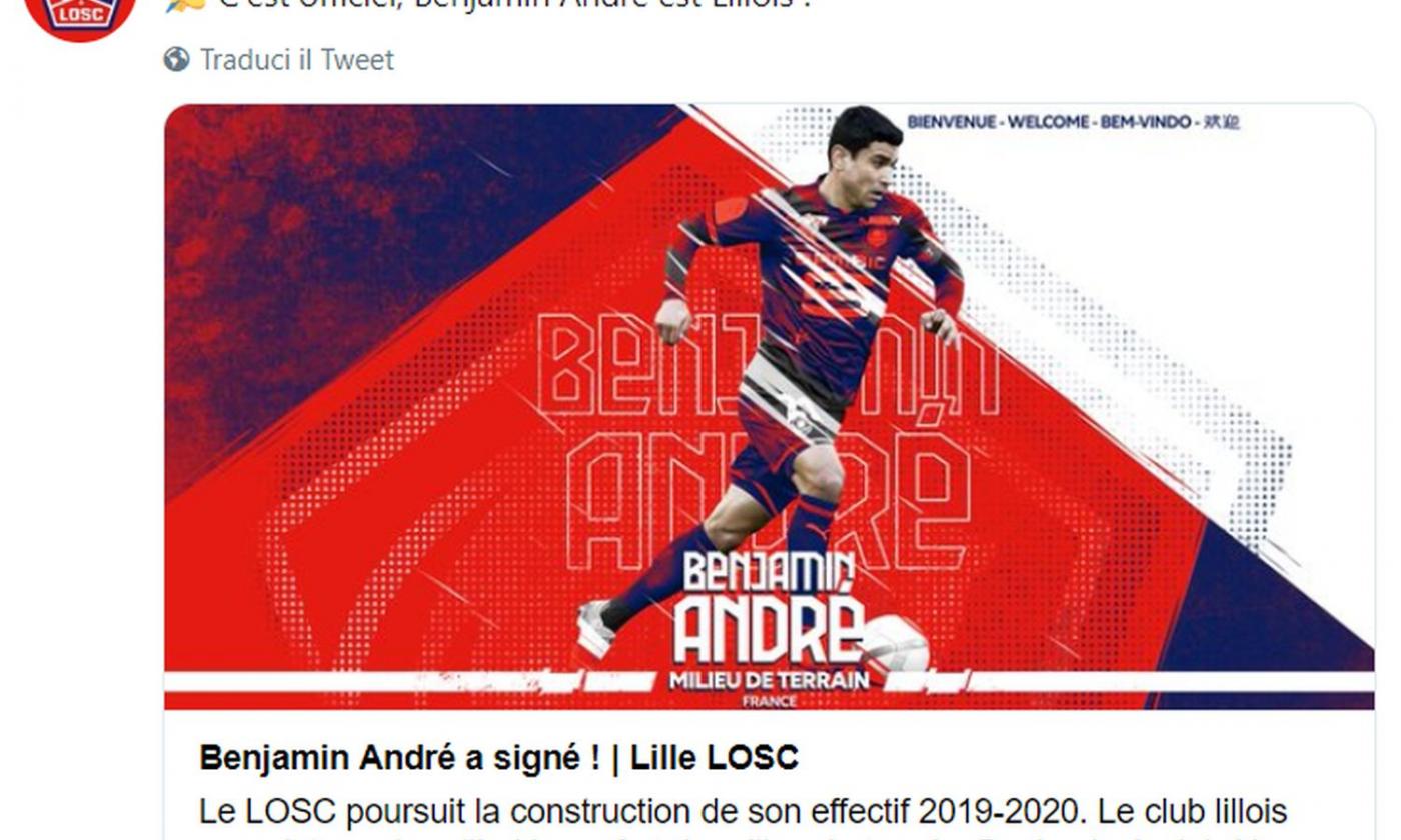 Lille, UFFICIALE: ecco André