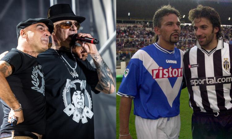 J-Ax sold-out con Baggio, in campo Del Piero e Recoba: nostalgia degli anni '90