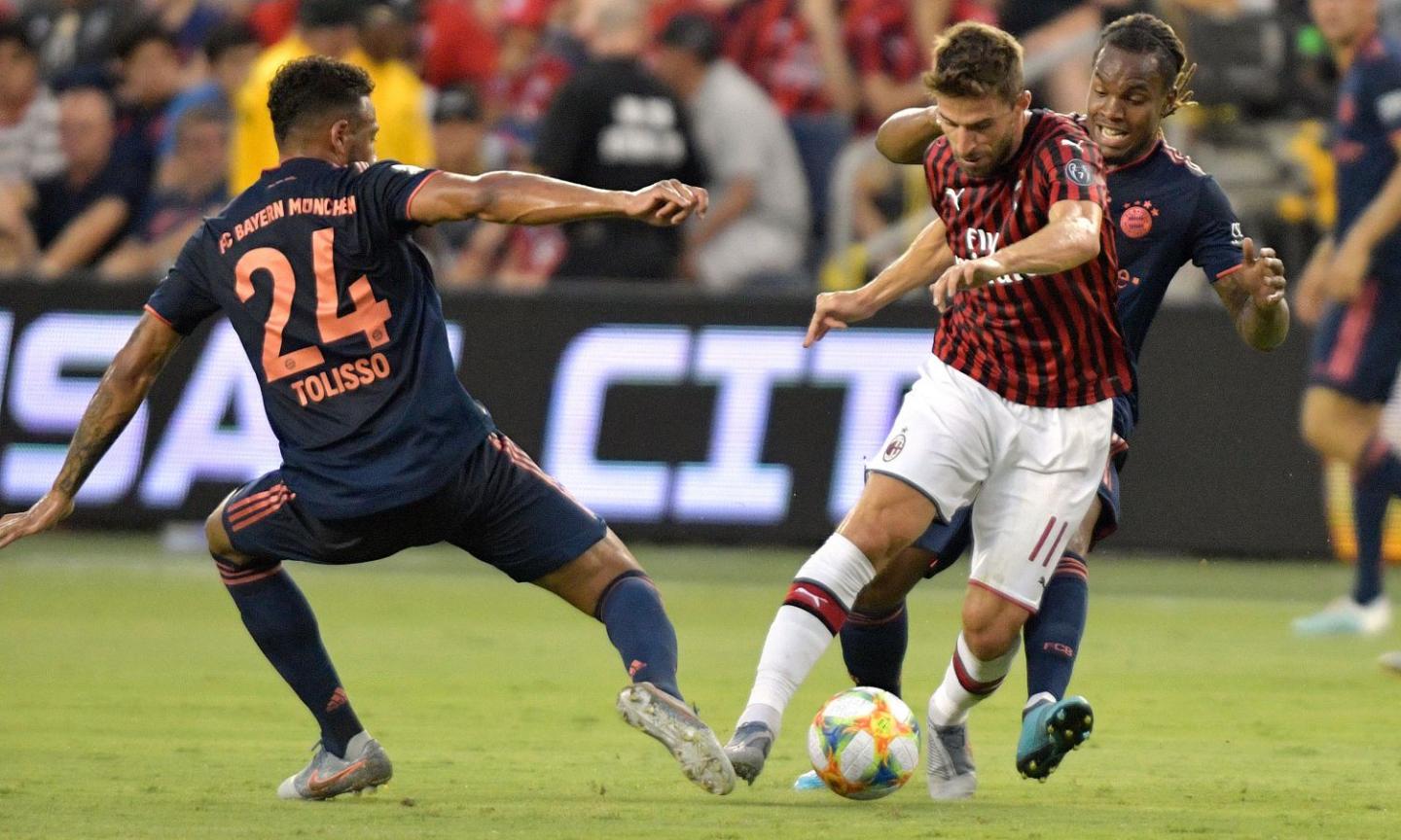 Milan, Borini: 'Sofferto il ritmo del Bayern ma...'