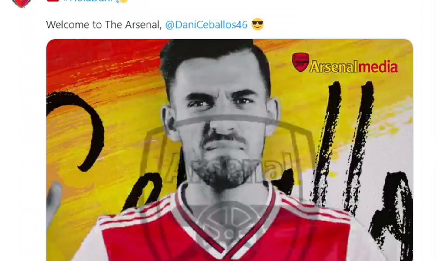 Watch: Arsenal reveal Ceballos' jersey number