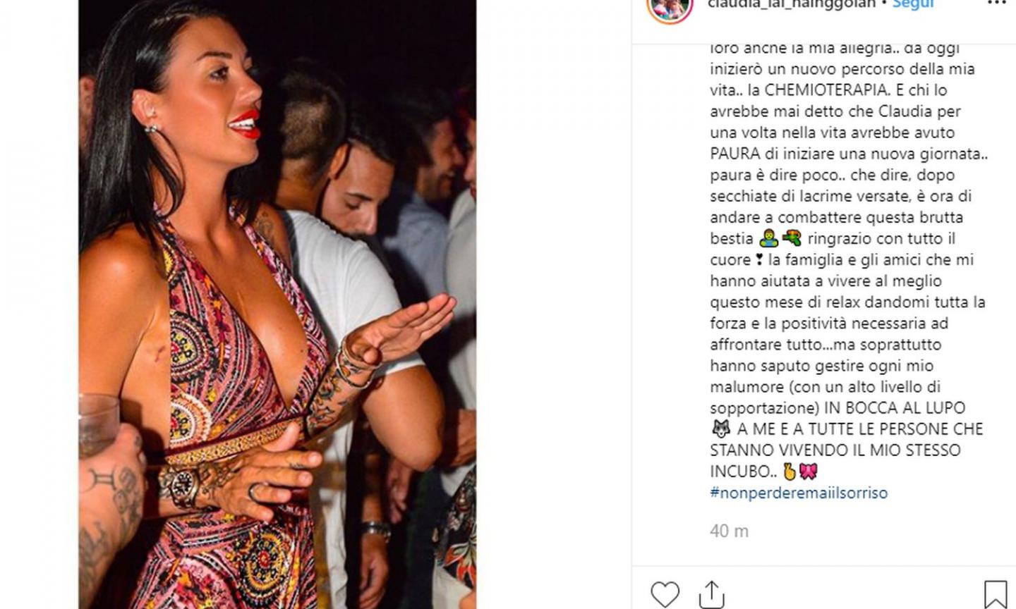 Nainggolan's wife announces she is set to begin chemotherapy