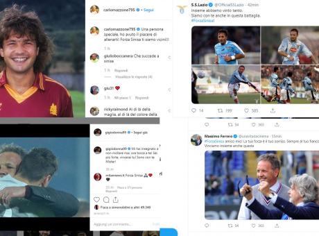 Il mondo del calcio abbraccia Mihajlovic: tutti i messaggi social