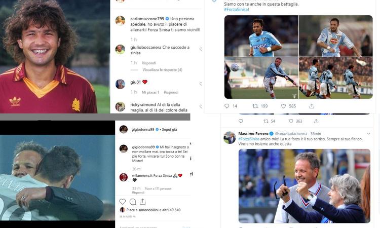 Il mondo del calcio abbraccia Mihajlovic: tutti i messaggi social