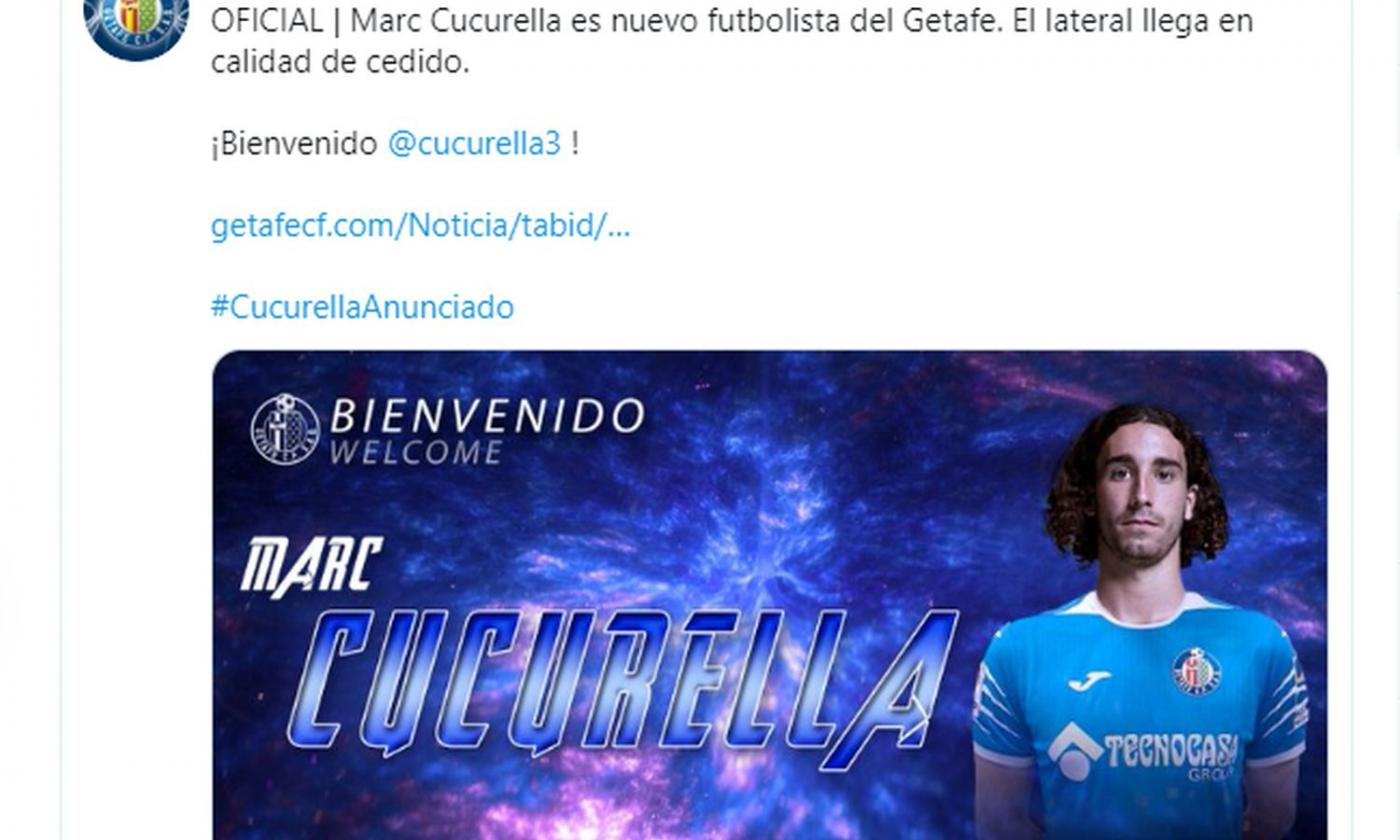 Barcellona, UFFICIALE: Cucurella in prestito al Getafe