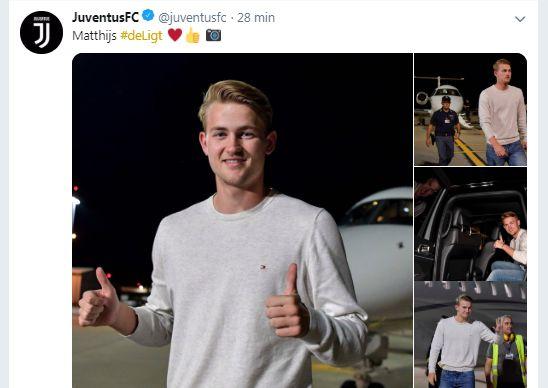 COLPO JUVE, DE LIGT E' A TORINO: 'Ciao bianconeri, sono molto felice'