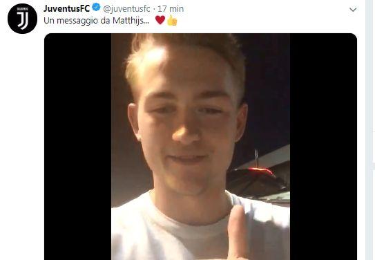 Watch: De Ligt's first words as he lands - 'I am really happy to be here'