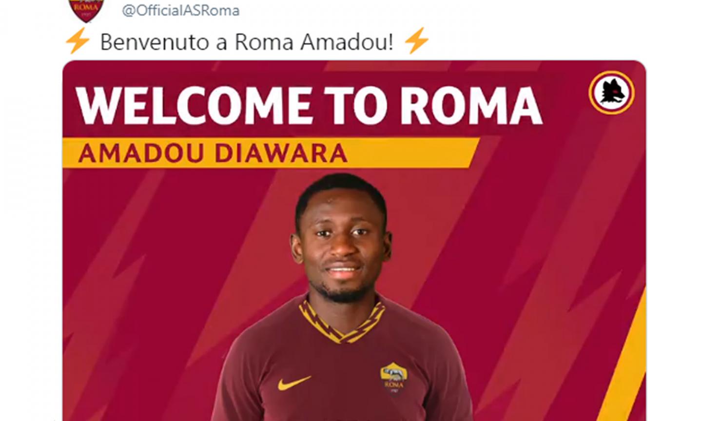 Roma, UFFICIALE: preso Diawara, cifre e contratto