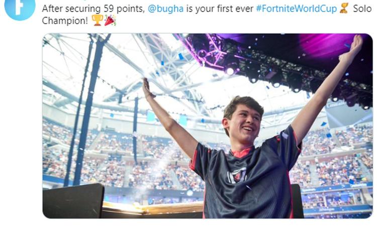 Fortnite World Cup, le finali milionarie del fenomeno battle royale: al 15enne 'Bugha' 1° posto e 3 milioni di dollari