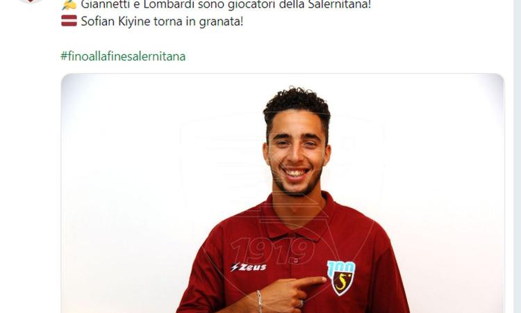Salernitana, UFFICIALE: Kiyine e Lombardi dalla Lazio ...
