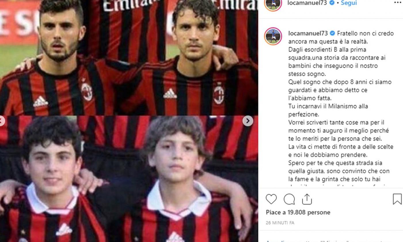 Locatelli, commovente messaggio a Cutrone: 'Incarnavi il Milanismo alla perfezione, ma questa è la realtà'