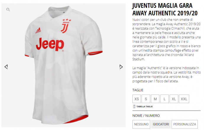 juve away kit