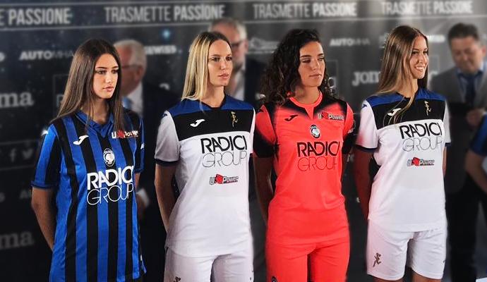 Atalanta, presentate le maglie gara per la stagione 2019/2020
