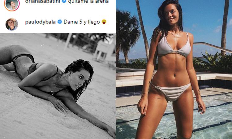 Oriana-Dybala, botta e risposta social: 'Toglimi la sabbia', 'Arrivo in 5 minuti' e la FOTO in spiaggia è top