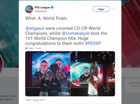 PES League 2019: l'italiano Ettorito secondo nelle finali mondiali, vince il francese Usmakabyle
