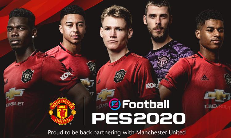 Manchester United e Konami, accordo partnership: i dettagli per PES 2020
