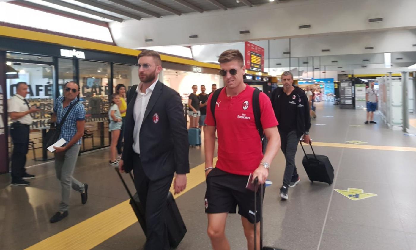 Il Milan è rientrato in Italia: tre giorni di riposo, torna in campo giovedì VIDEO