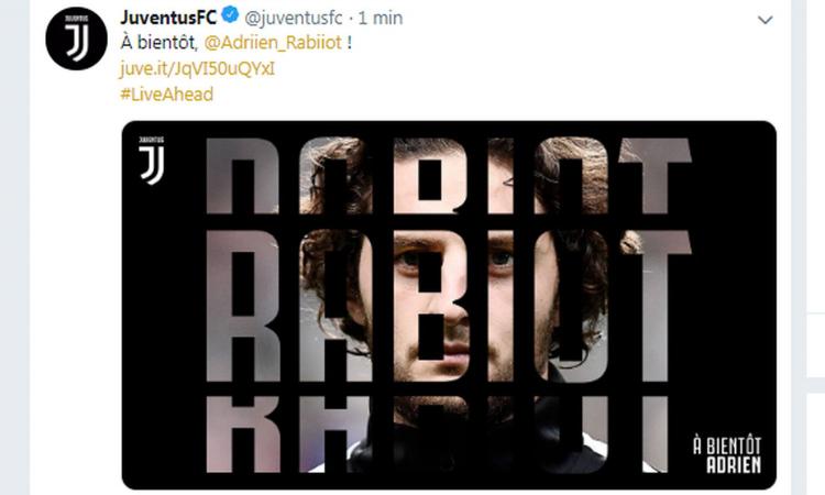 JUVENTUS, UFFICIALE: PRESO RABIOT