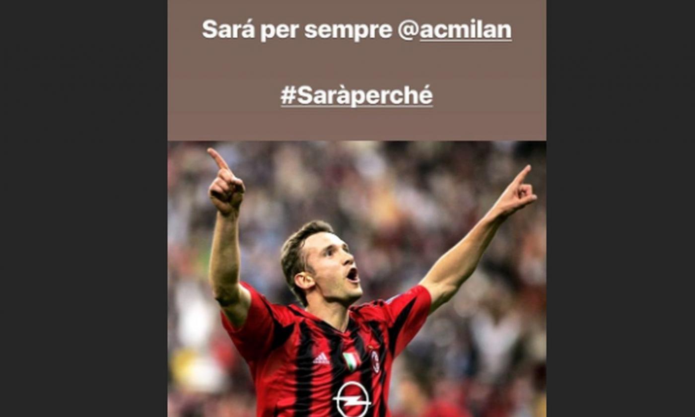 Shevchenko, nostalgia rossonera: 'Sarà per sempre Milan!'