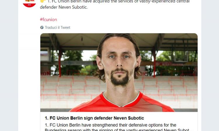 Union Berlino, UFFICIALE: un ex Dortmund per la difesa