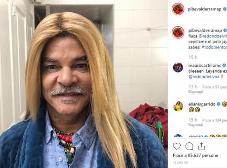 Valderrama a sorpresa: ciao ricci, ecco i capelli lisci! FOTO
