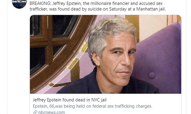 USA, si è suicidato il miliardario Jeffrey Epstein: era accusato di abusi sessuali