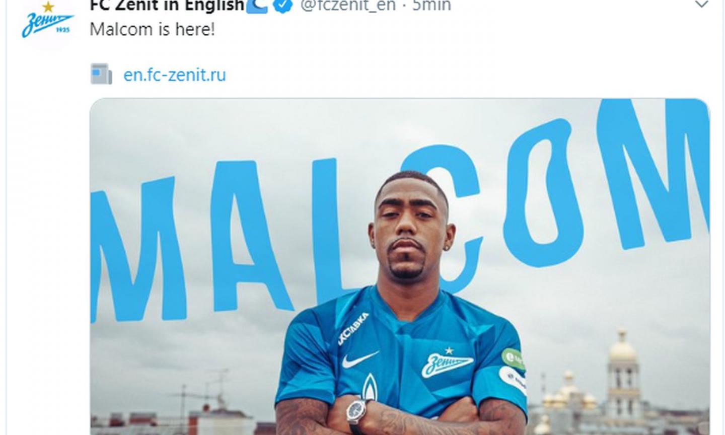 Barcellona, UFFICIALE: Malcom allo Zenit. Le cifre dell'affare