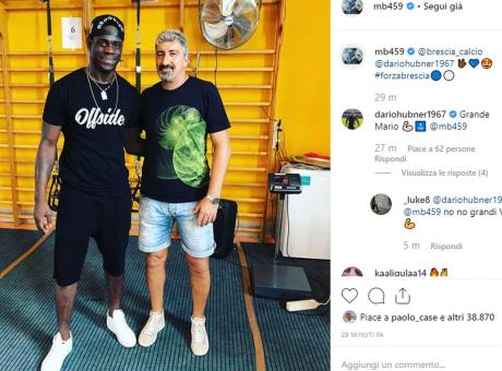 Hubner a CM: 'Balotelli nuovo Tatanka di Brescia. Ha messo la testa a posto, dia tutto e riconquisterà l'Italia'