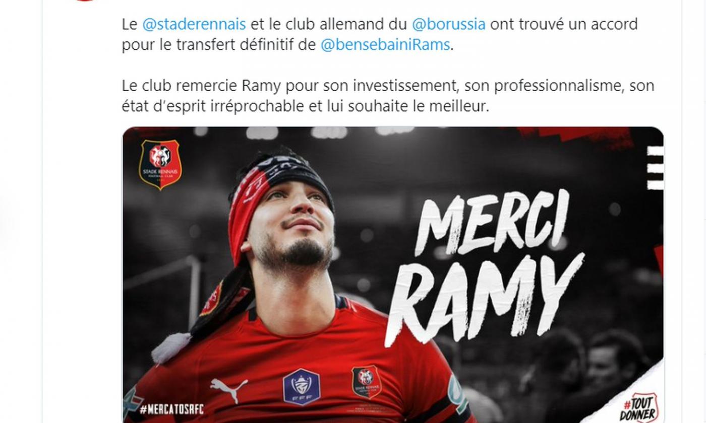 Rennes, UFFICIALE: Bensebaini in Bundesliga