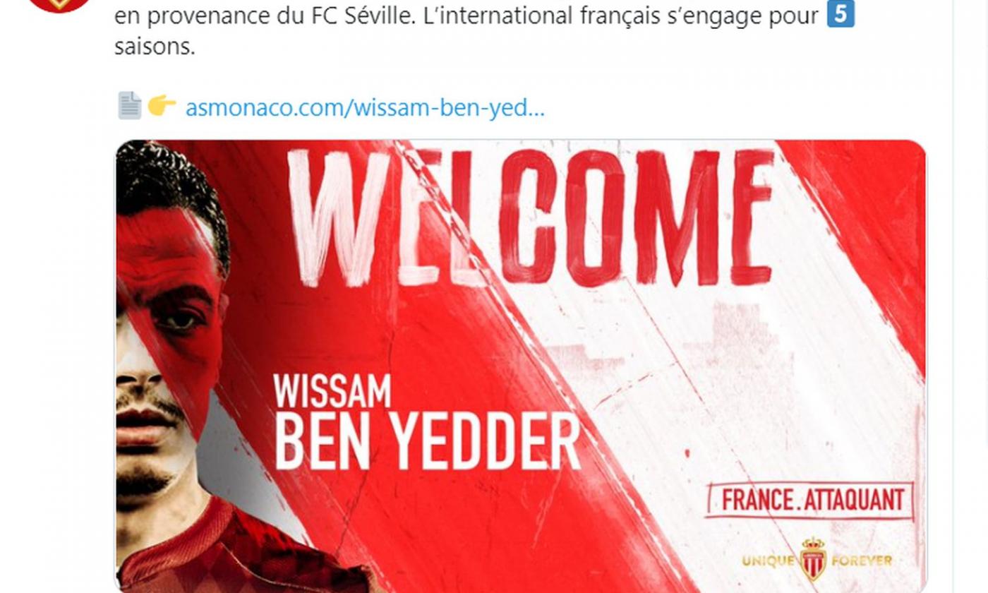 Monaco, UFFICIALE: colpo Ben Yedder dal Siviglia