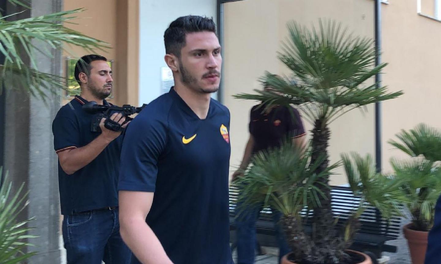 Roma, Cetin si scalda per il Napoli