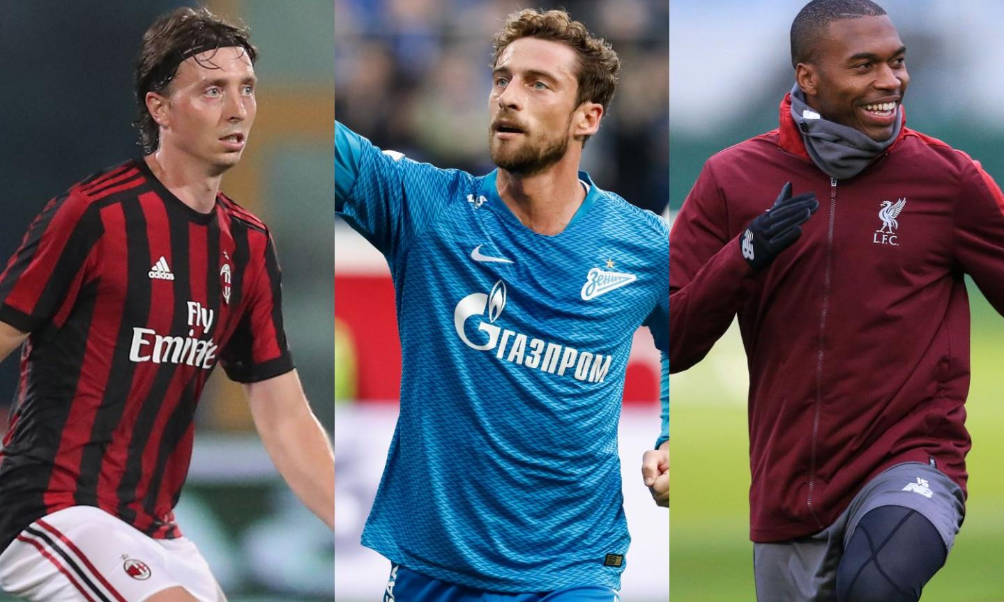 Da Montolivo e Marchisio a Sturridge: tutte le occasioni tra gli svincolati 