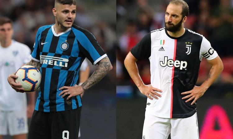 Juve, tra Icardi e Higuain sarebbe 'guerra'
