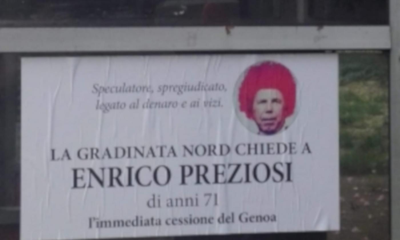 Genoa, Schone non ferma la contestazione anti-Preziosi