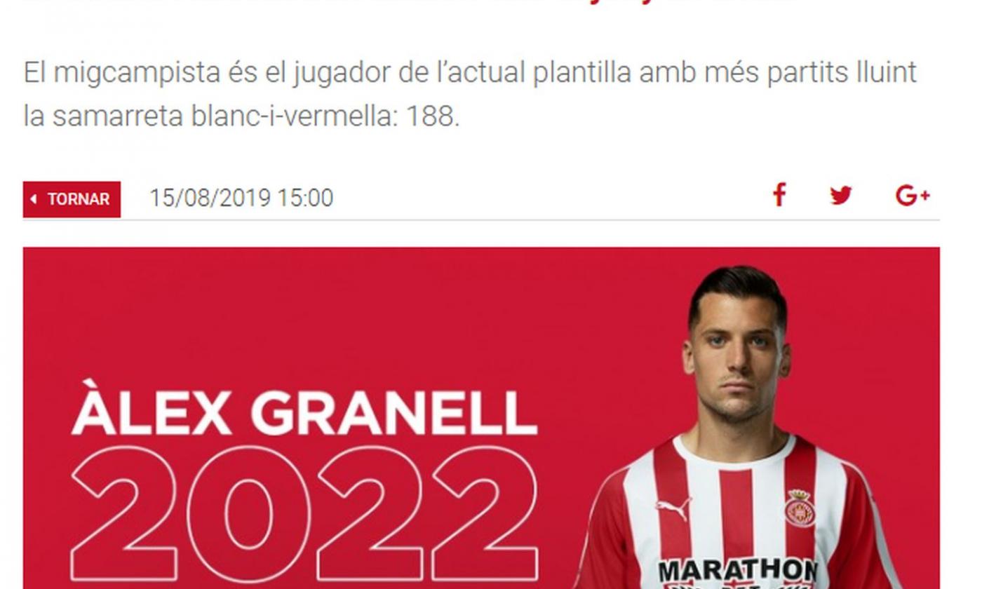 Granada, UFFICIALE: rinnova Granell