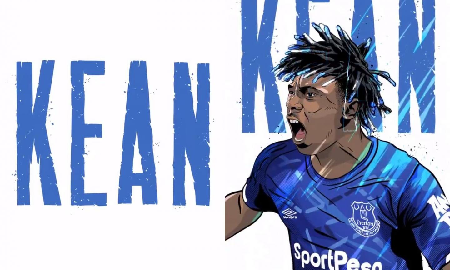 Official: Moise Kean joins Everton