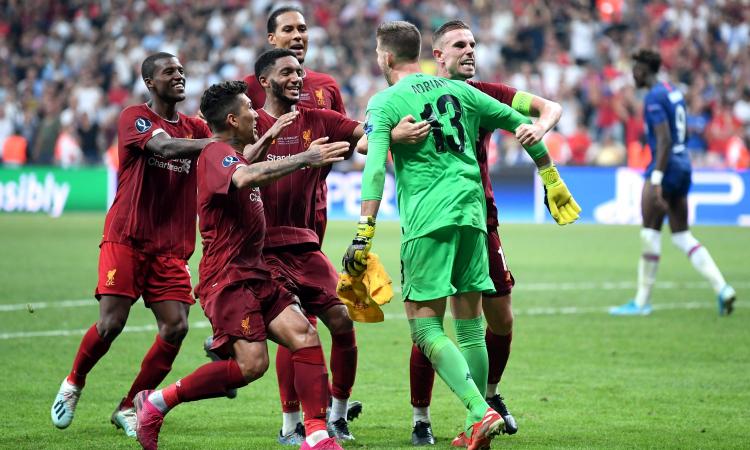 La Supercoppa Europea va al Liverpool ai rigori: decisivo Adrian su Abraham