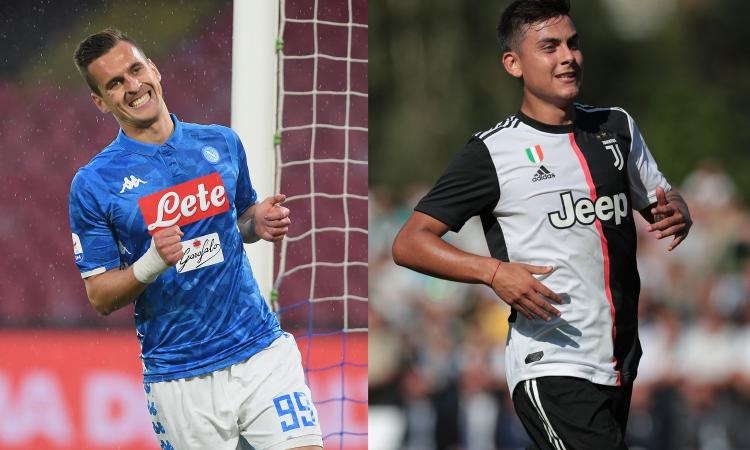 Niente Dzeko, l'Inter torna sul mercato: da Dybala a Milik, tutti i nomi