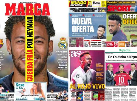 Barcellona-Real: è guerra fredda per Neymar. Offerte e rilanci al PSG