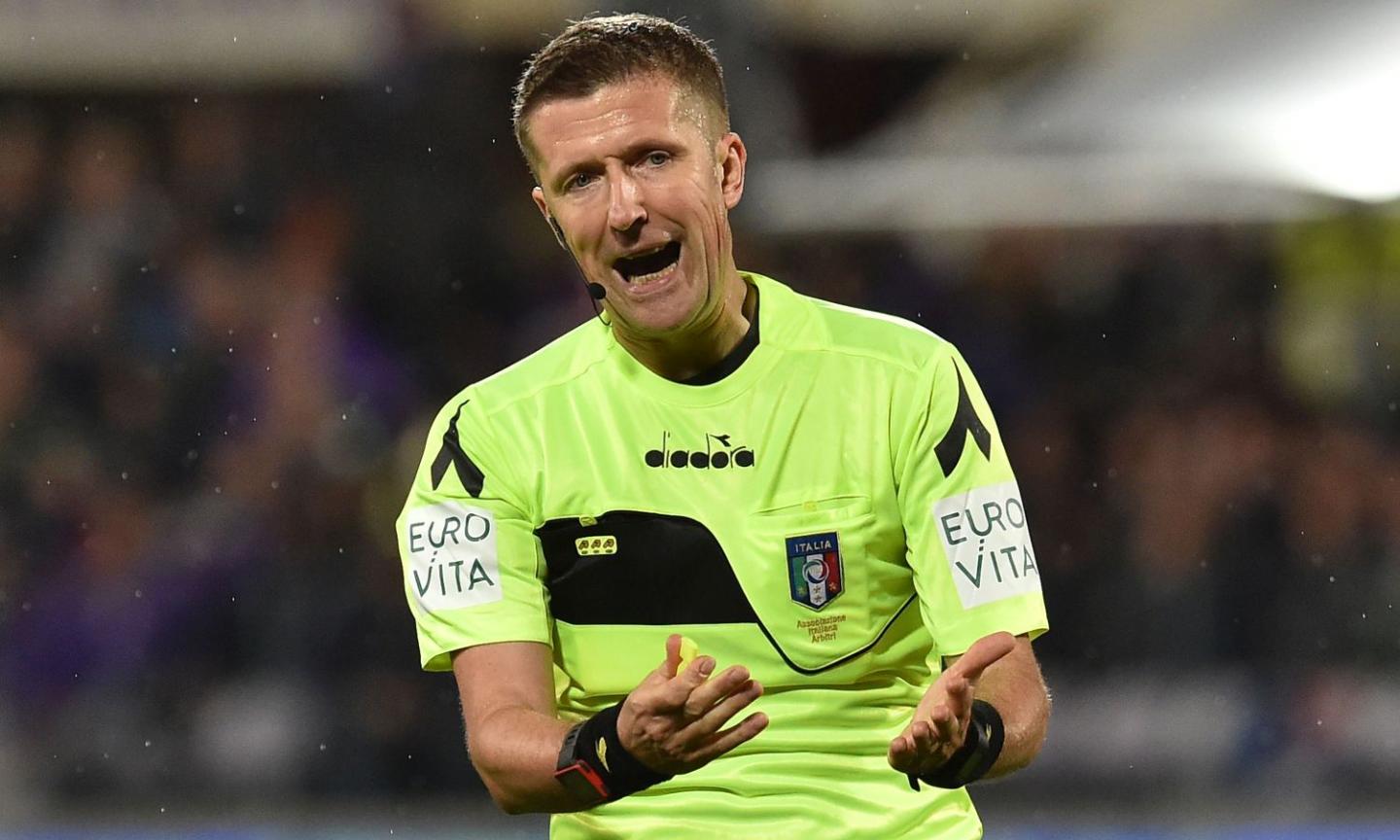 Lazio-Roma: arbitra Orsato, ecco assistenti e var