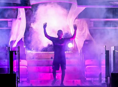 Fiorentina, Ribery salta al coro contro la Juve: 'Chi non salta bianconero è' VIDEO