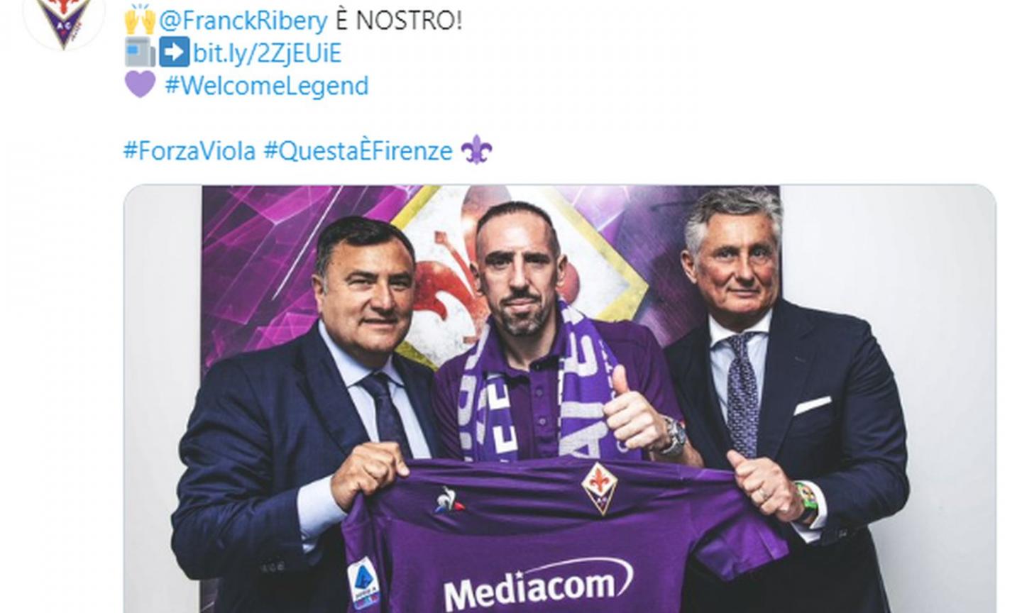 FIORENTINA, UFFICIALE RIBERY: avrà la numero 7