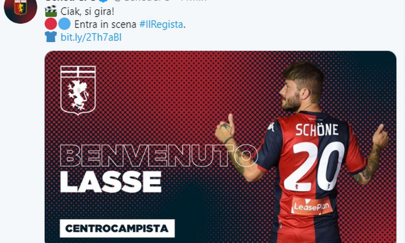 Convocati Genoa: c'è Schone, due assenti contro la Roma