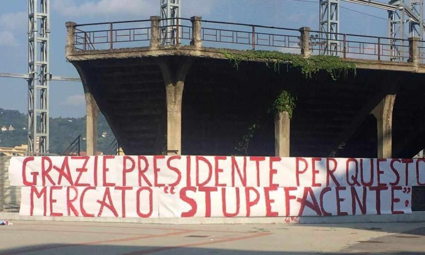 Torino, i tifosi contro Cairo: 'Grazie per questo mercato stupefacente' FOTO