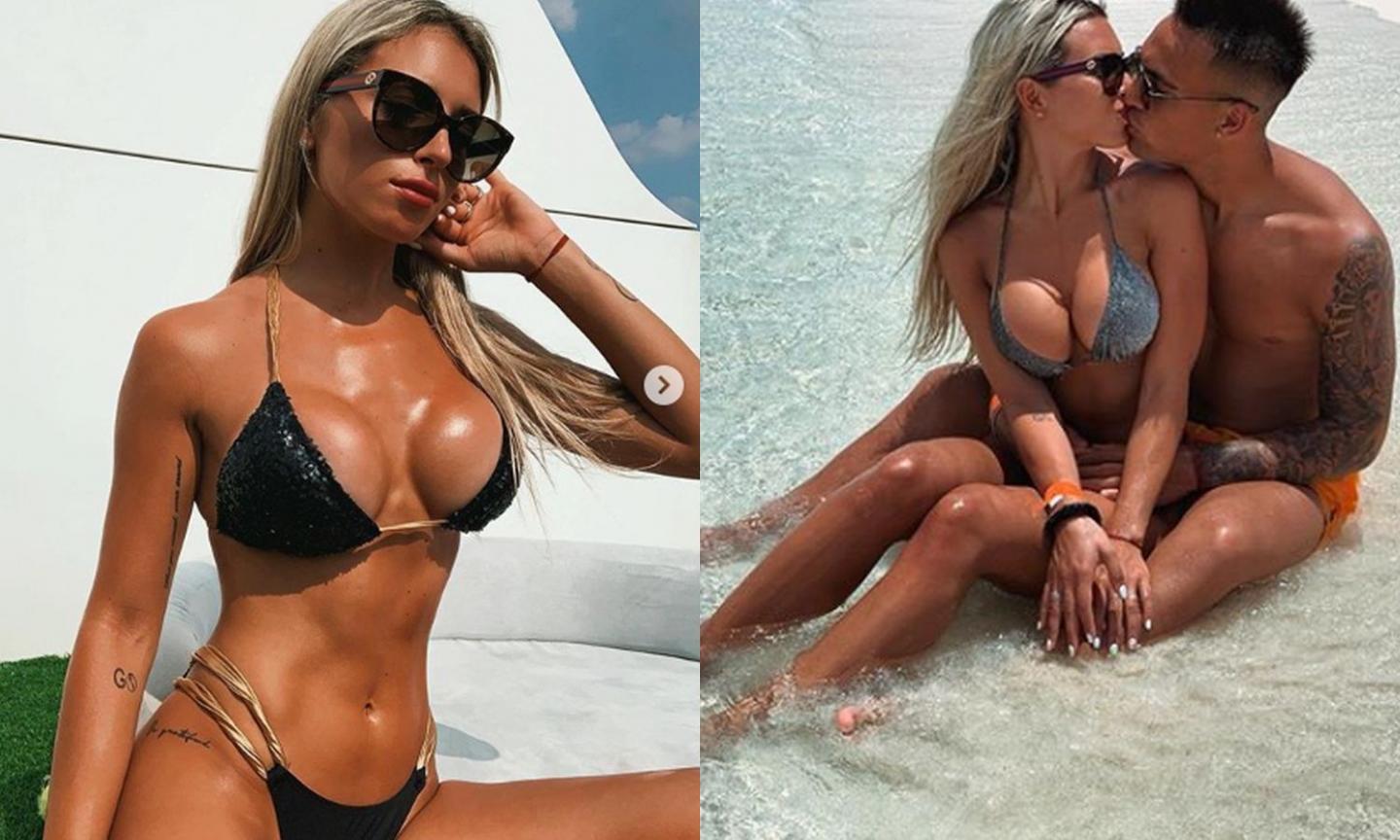 Agustina, la compagna del 'Toro' Lautaro è la regina dell'estate! FOTO HOT in spiaggia