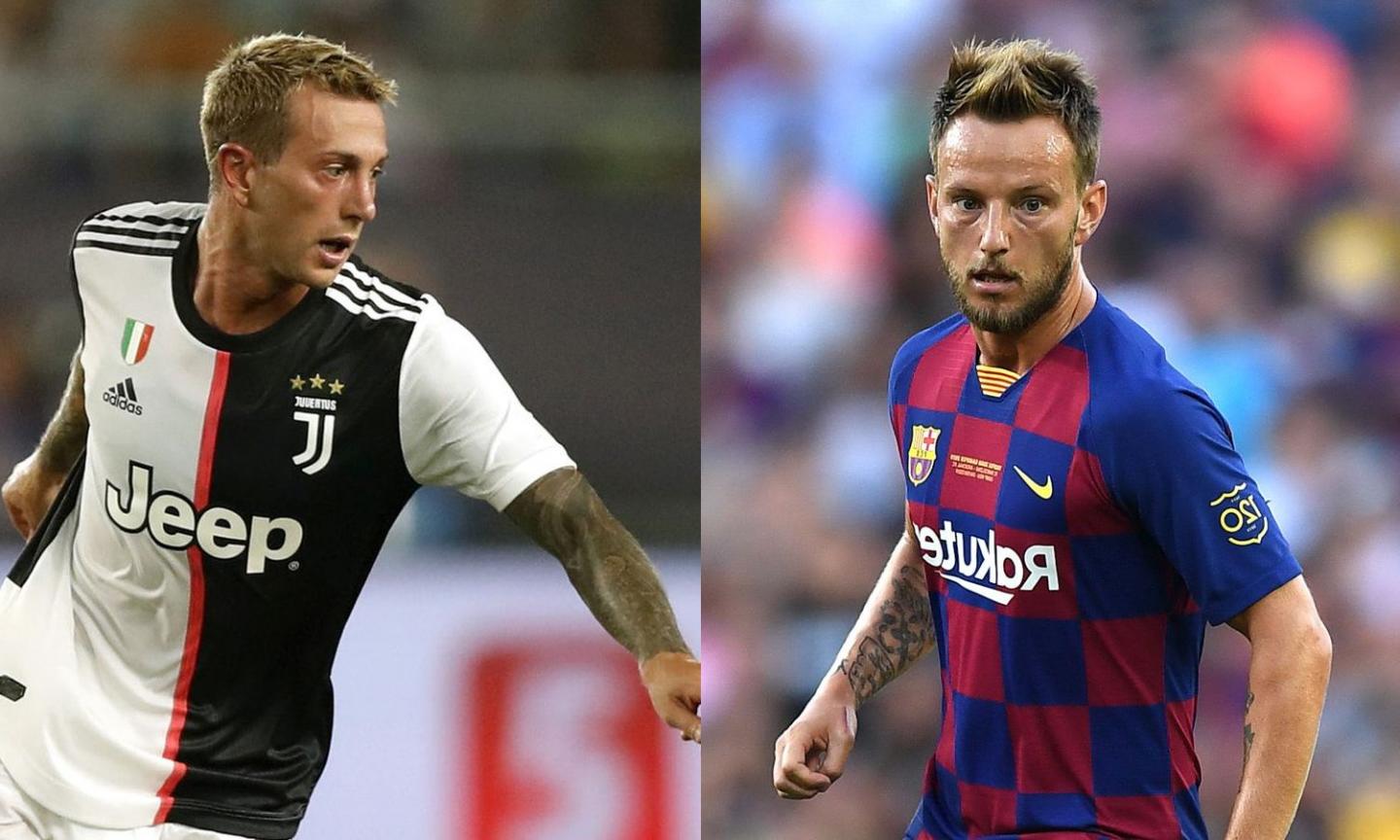 Juve, scambio Rakitic-Bernardeschi col Barcellona: si tratta