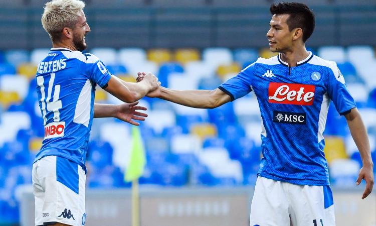 Napoli-Genoa 6-0: il tabellino